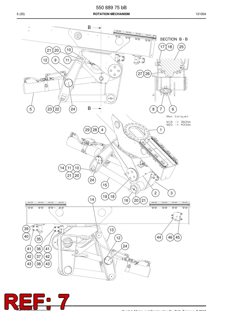 00269768 002 697 68 Ring - Sandvik Technical Drawing