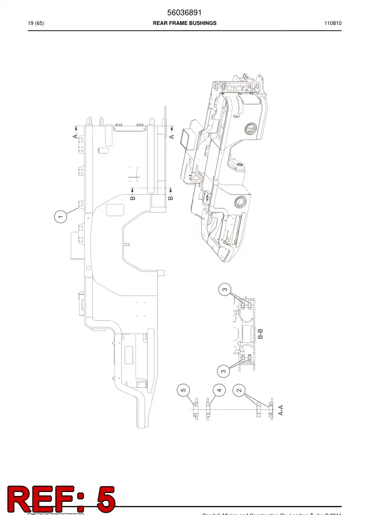 00296680 002 966 80 Bushing - Sandvik Technical Drawing