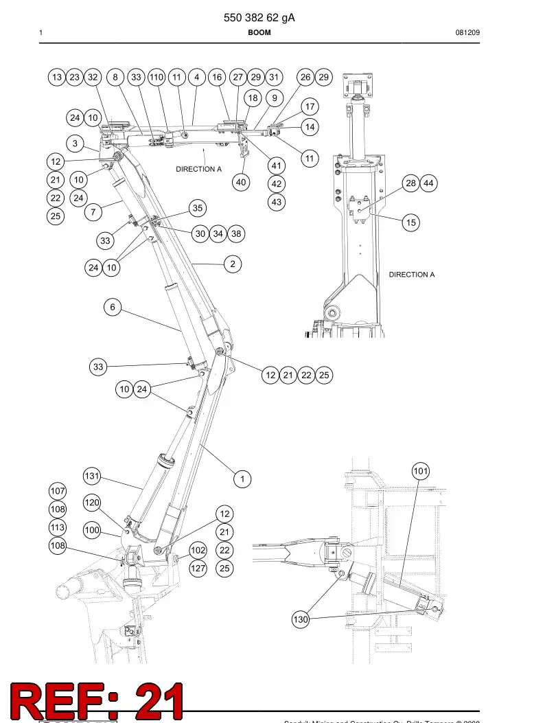 00316708 003 167 08 WASHER - Sandvik Technical Drawing