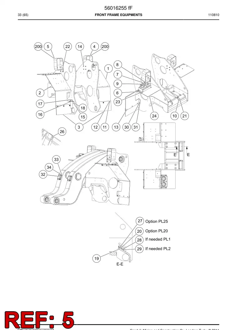 00510160 005 101 60 Supporting block - Sandvik Technical Drawing