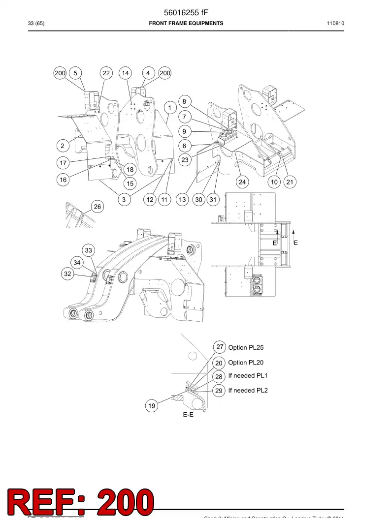 00515620 005 156 20 Sheath - Sandvik Technical Drawing