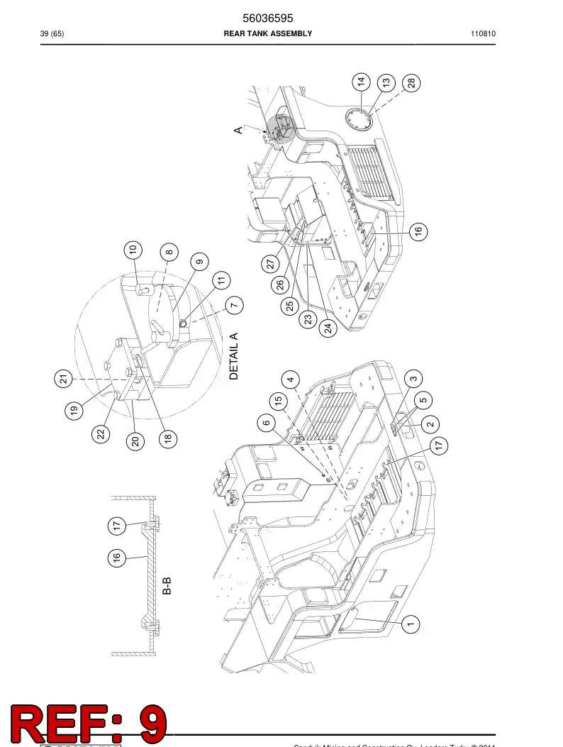 00681420 006 814 20 Guard - Sandvik Technical Drawing