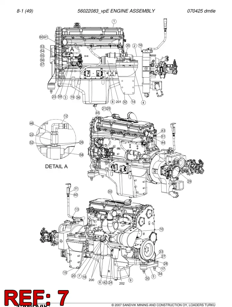 00681680 006 816 80 Filling hole collar - Sandvik Technical Drawing