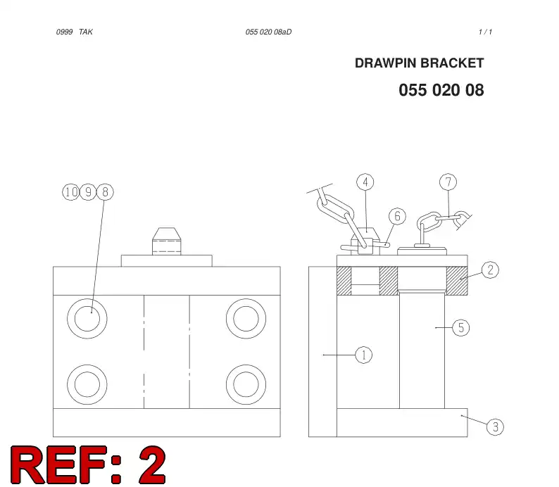 00685288 006 852 88 EYE (UPPER) - Sandvik Technical Drawing