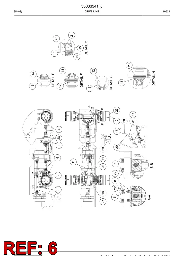 00707520 007 075 20 Stud - Sandvik Technical Drawing