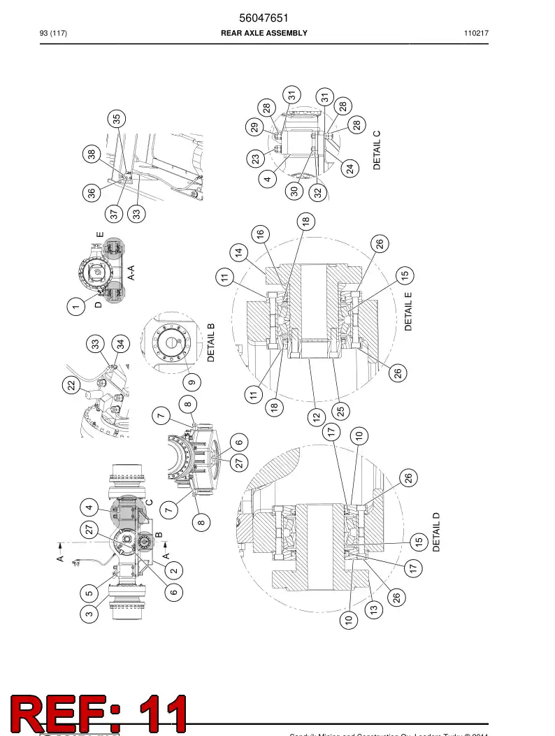 00749630 007 496 30 Flange - Sandvik Technical Drawing