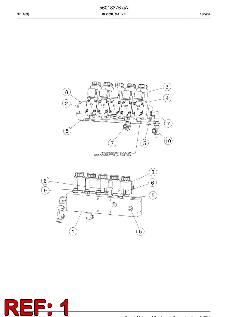 00761560 007 615 60 Block, Distribution - Sandvik Technical Drawing
