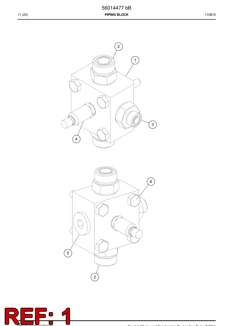 00836300 008 363 00 Union cross - Sandvik Technical Drawing