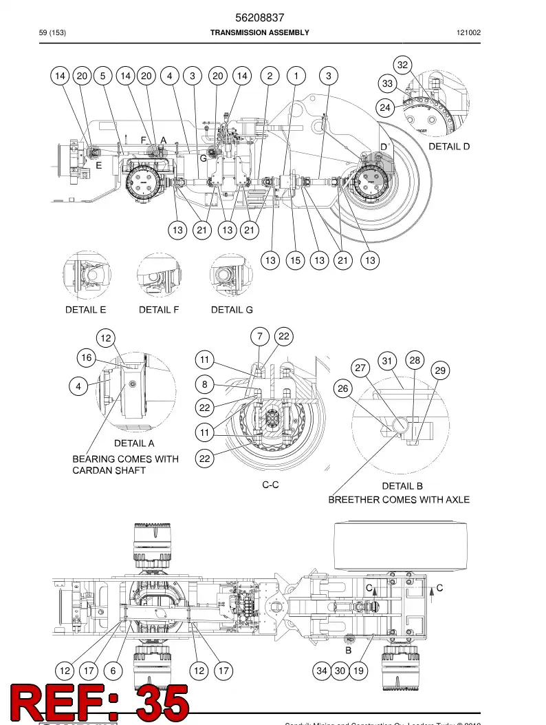 00841840 008 418 40 Bushing - Sandvik Technical Drawing