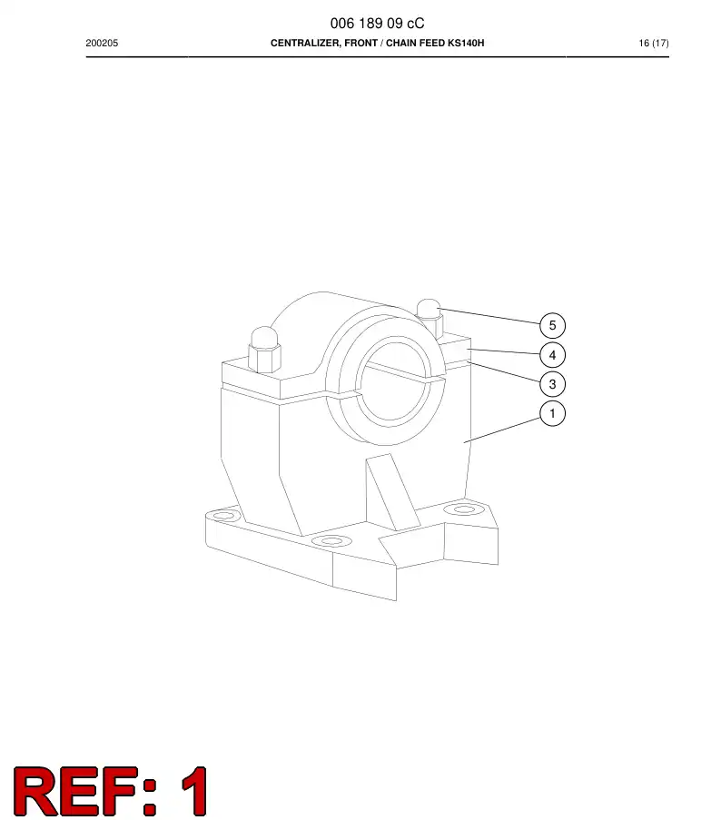 00862628a 008 626 28a Frame - Sandvik Technical Drawing