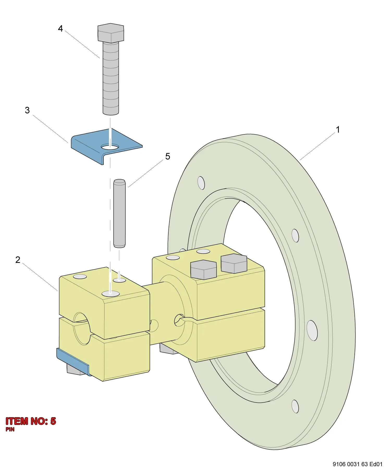 0101 1951 28 PIN - Technical Drawing
