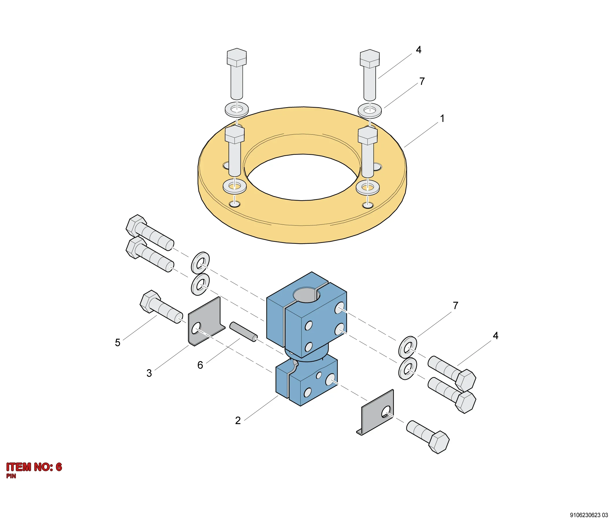 0102 0951 51 PIN - Technical Drawing