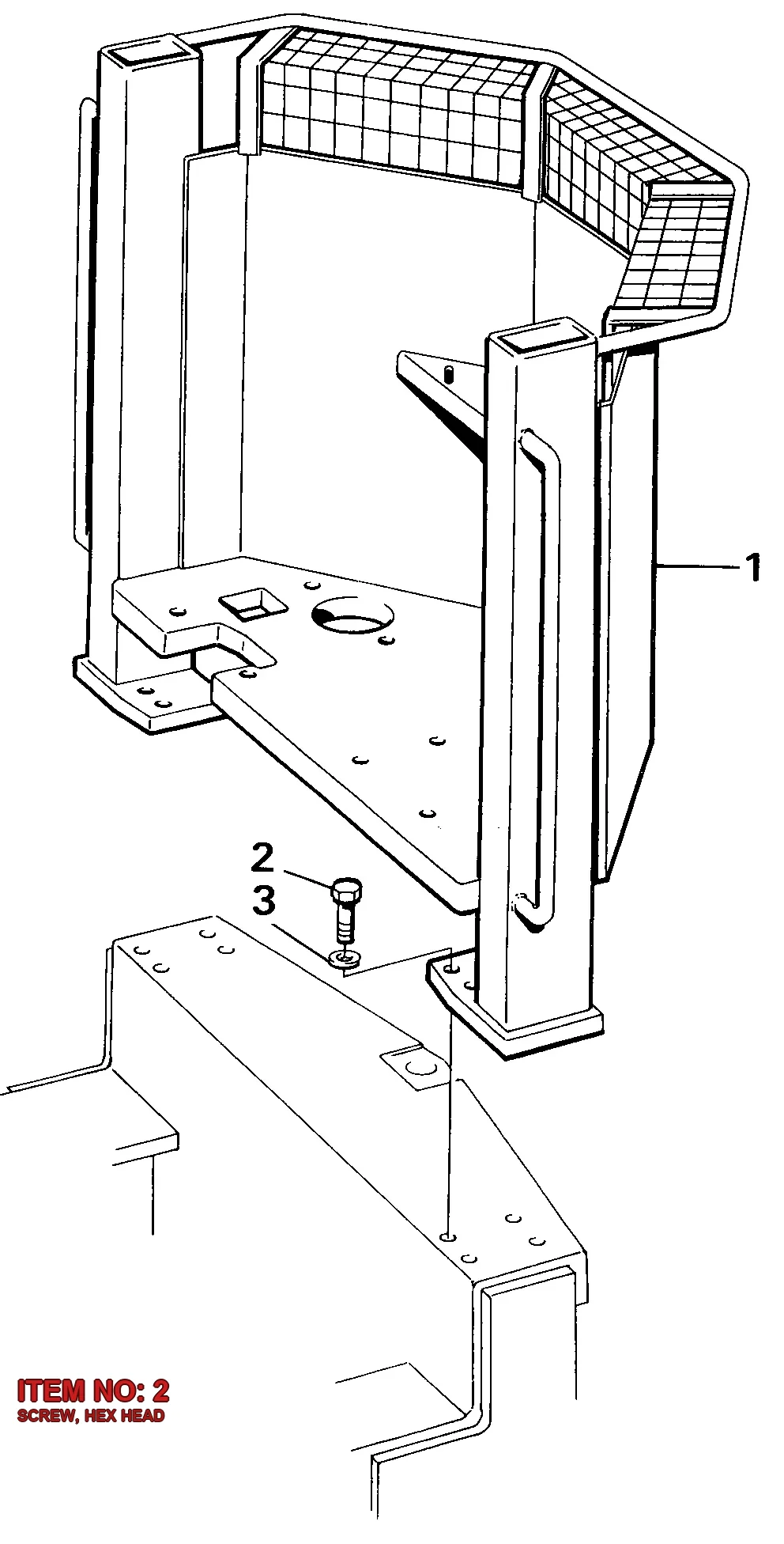0147 1553 03 SCREW, HEX HEAD - Technical Drawing