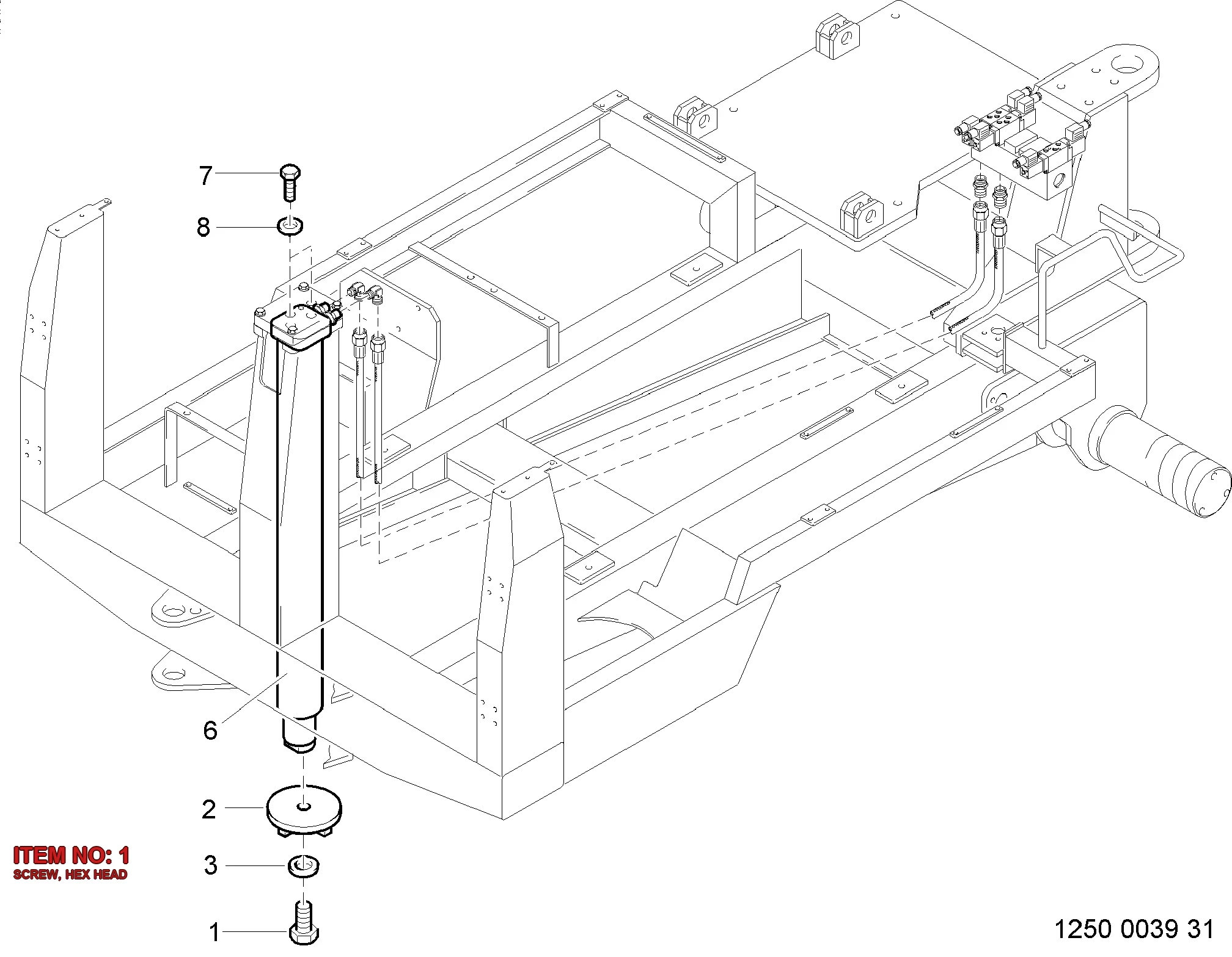 0147 1718 03 SCREW, HEX HEAD - Technical Drawing
