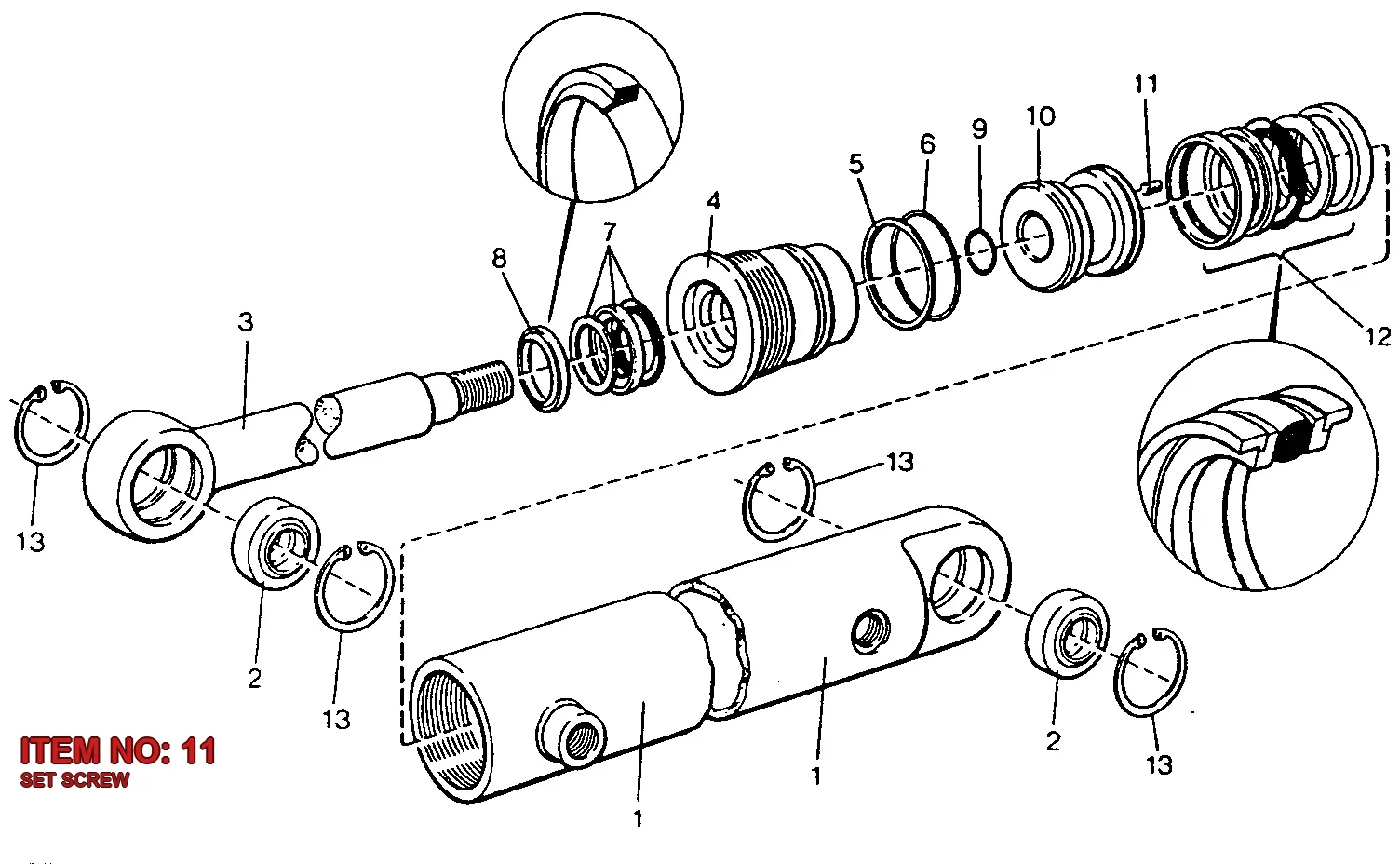0196 1552 10 SET SCREW - Technical Drawing