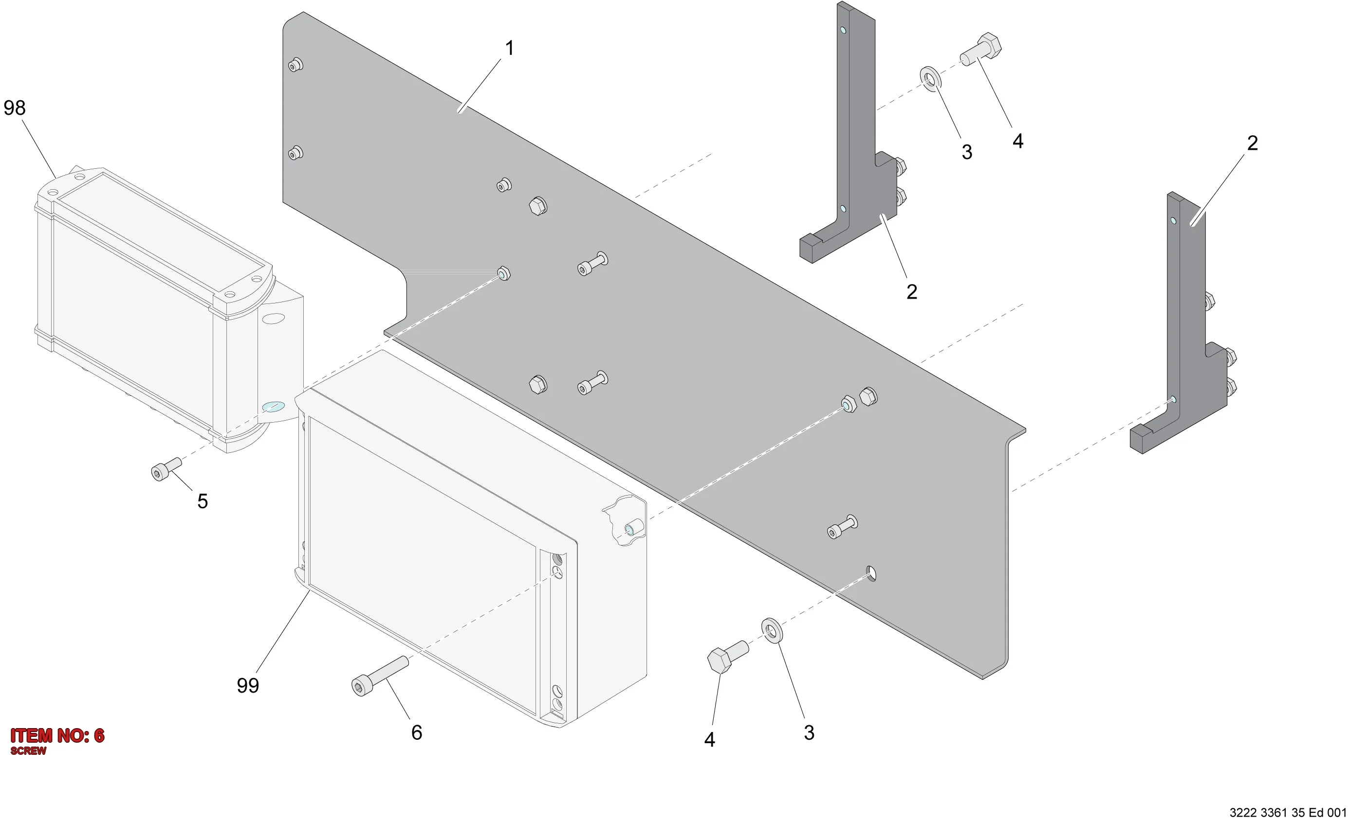 0211 1210 03 SCREW - Technical Drawing