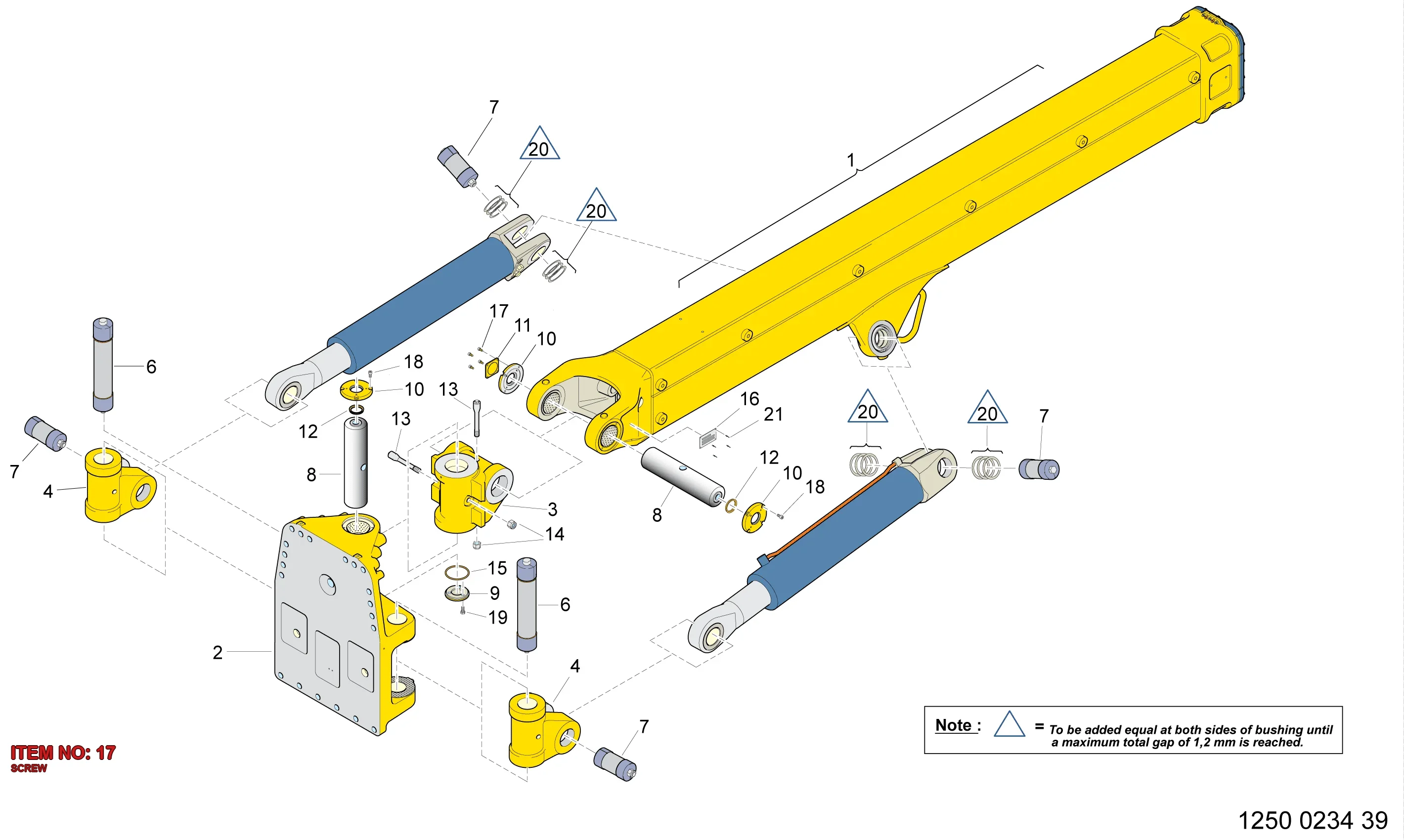 0211 1244 03 SCREW - Technical Drawing