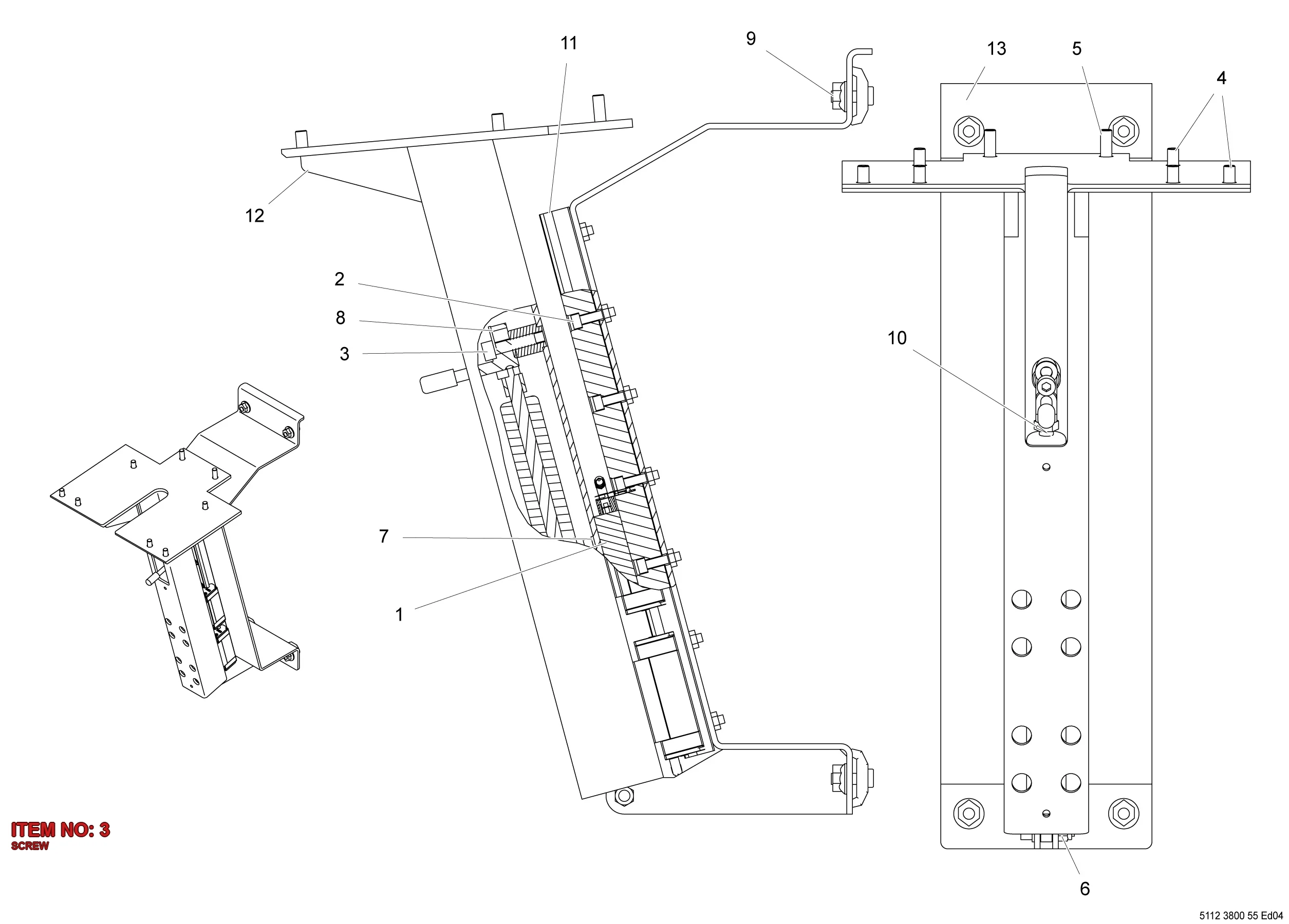 0211 1326 03 SCREW - Technical Drawing