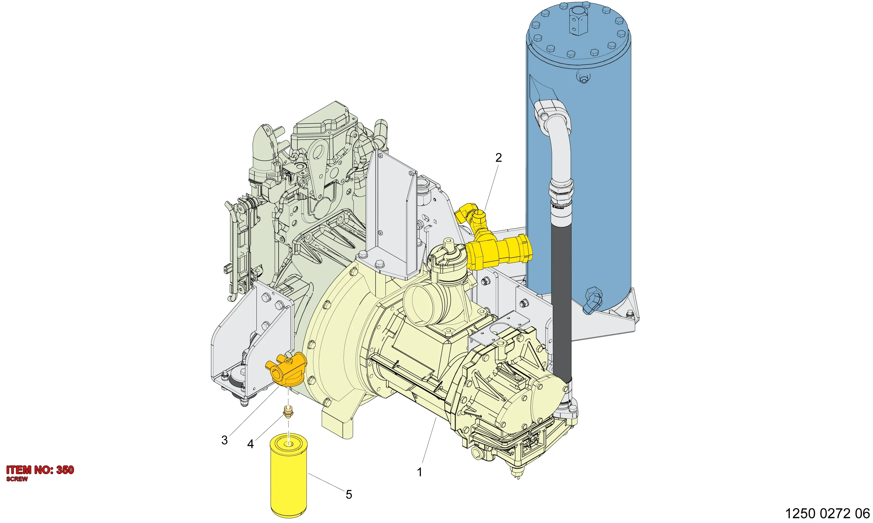 0211 1362 03 SCREW - Technical Drawing