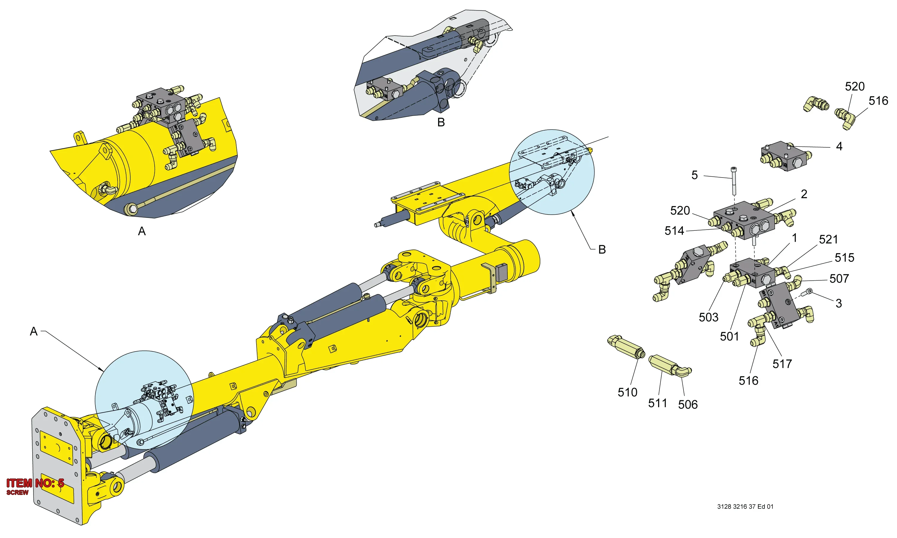 0211 1962 72 SCREW - Technical Drawing