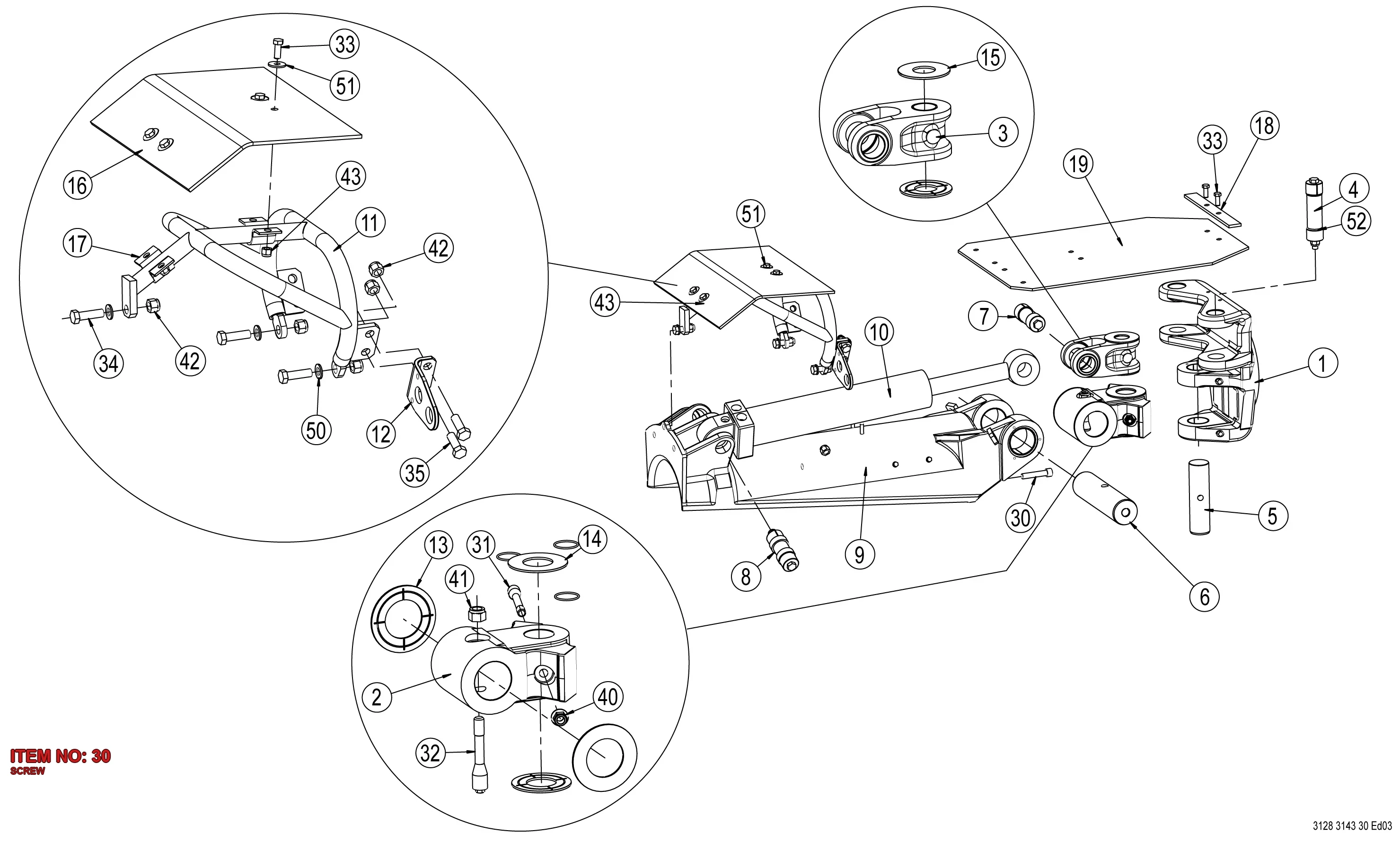 0211 1963 28 SCREW - Technical Drawing