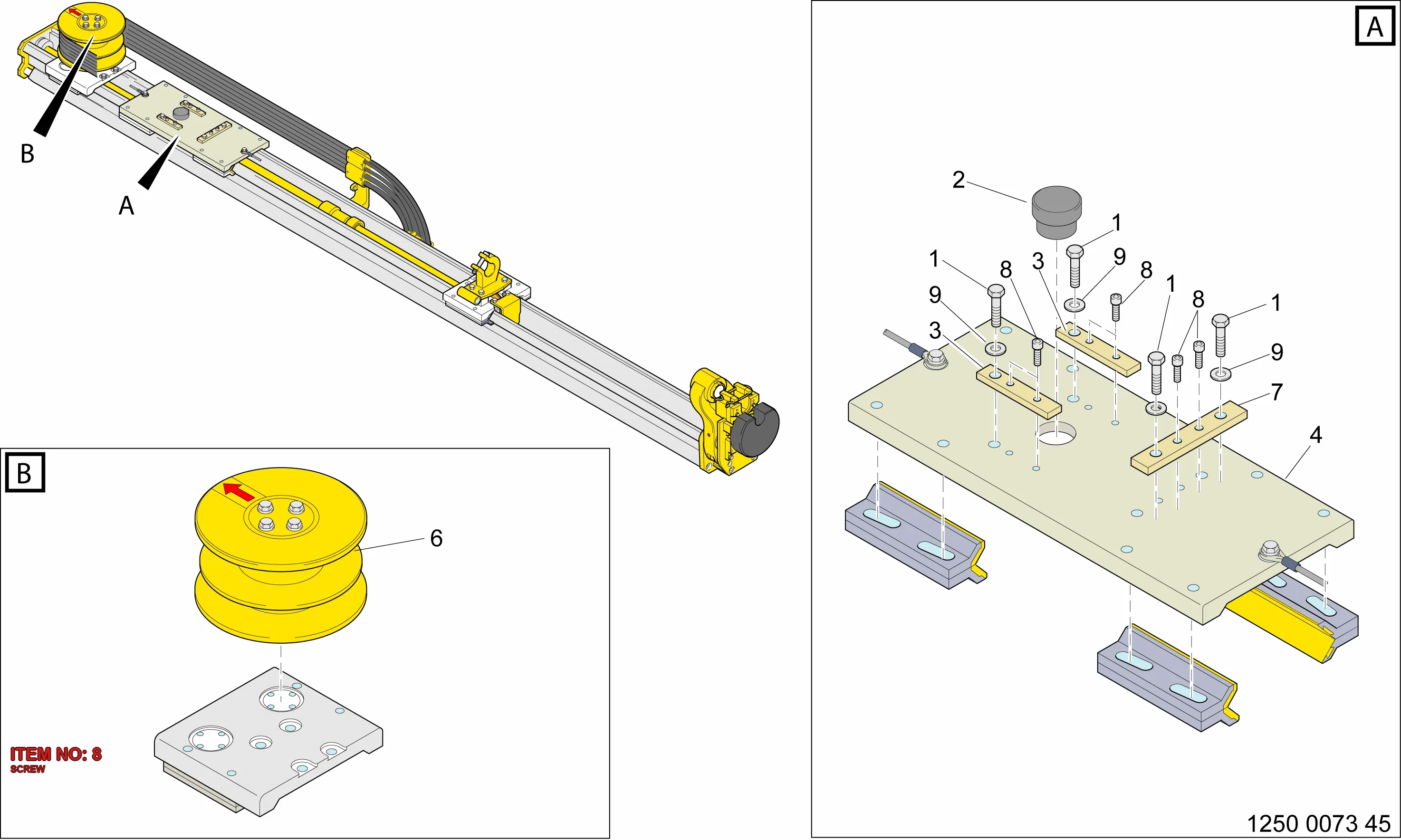 0211 1963 83 SCREW - Technical Drawing