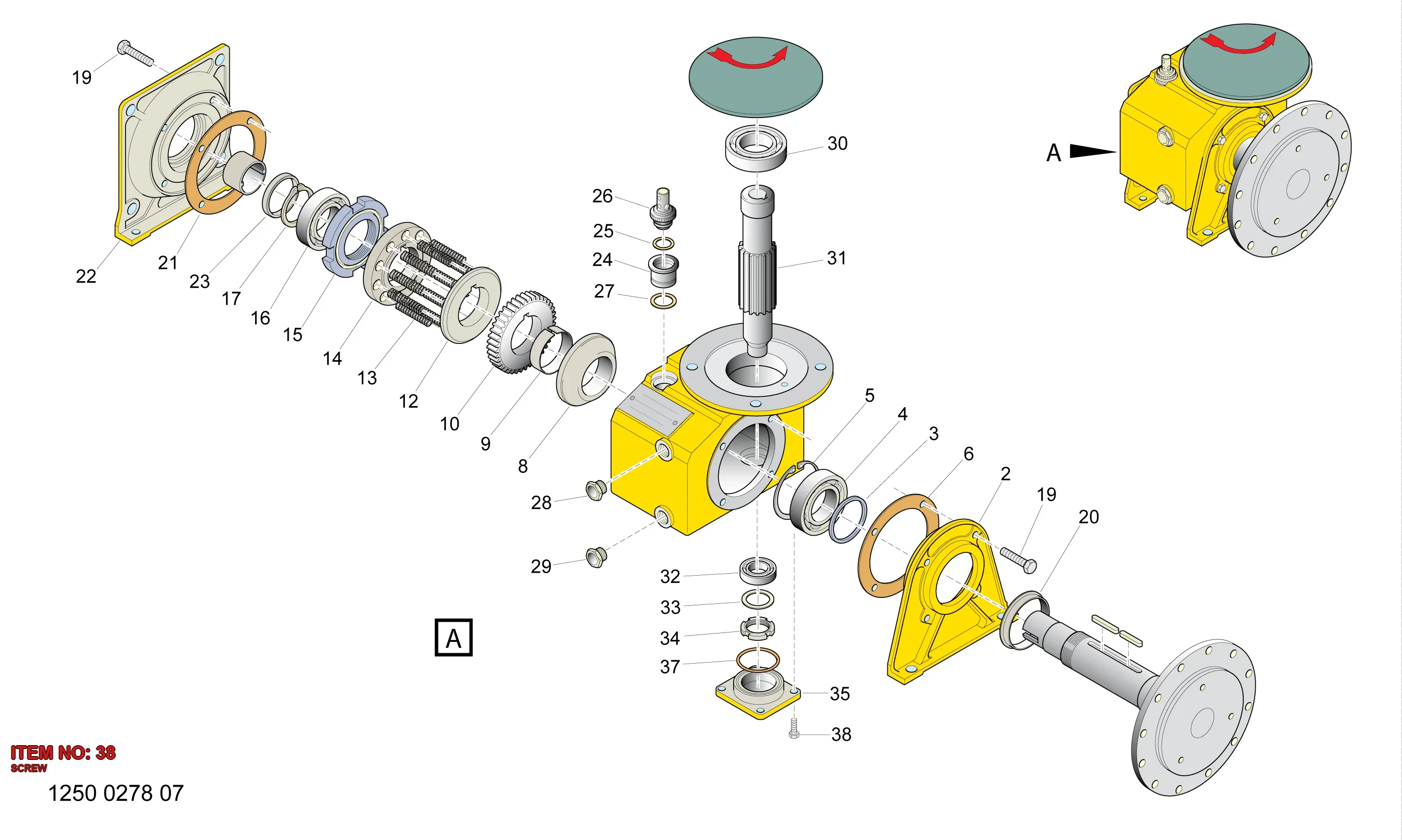 0211 1963 91 SCREW - Technical Drawing