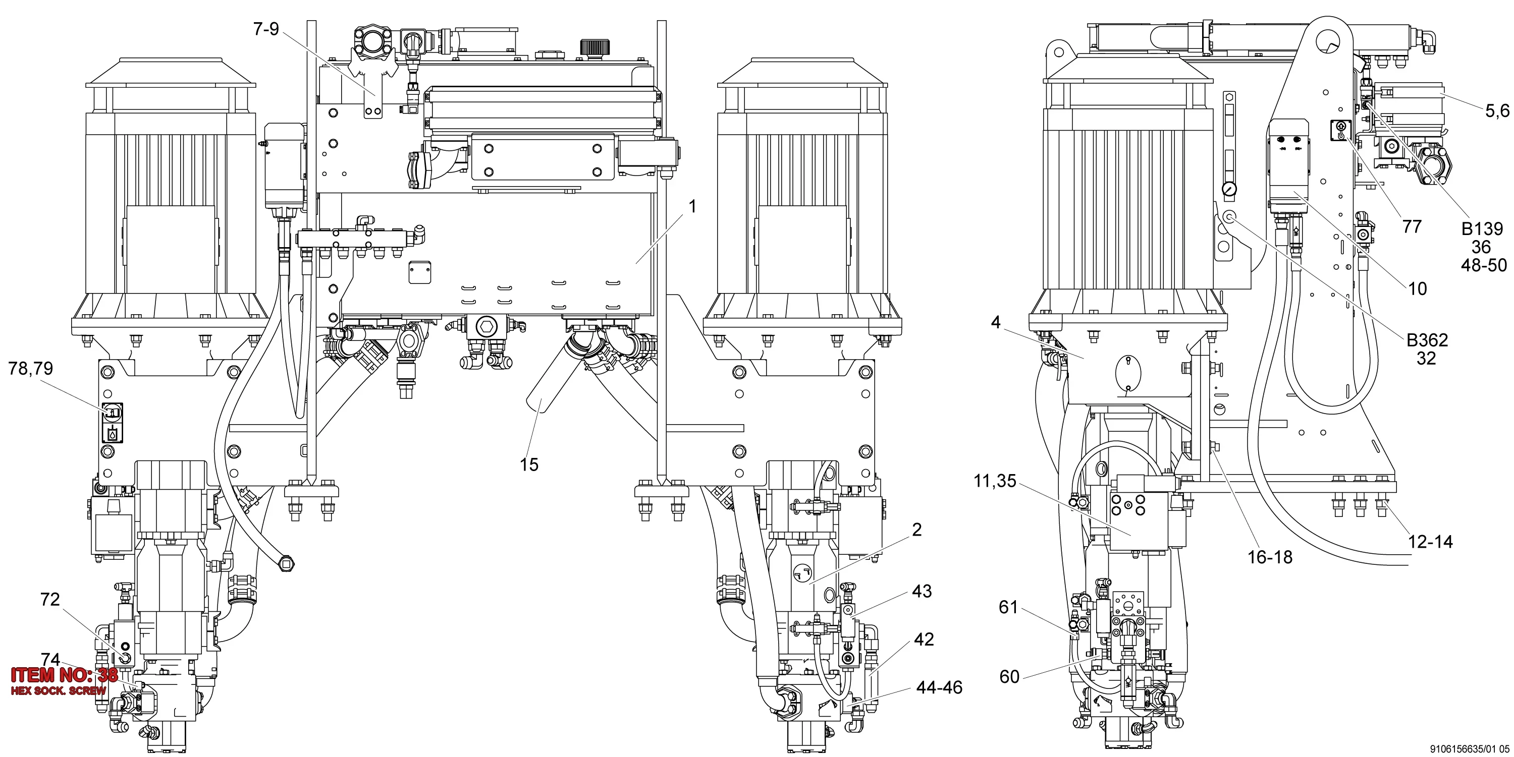 0211 5162 01 HEX SOCK. SCREW - Technical Drawing
