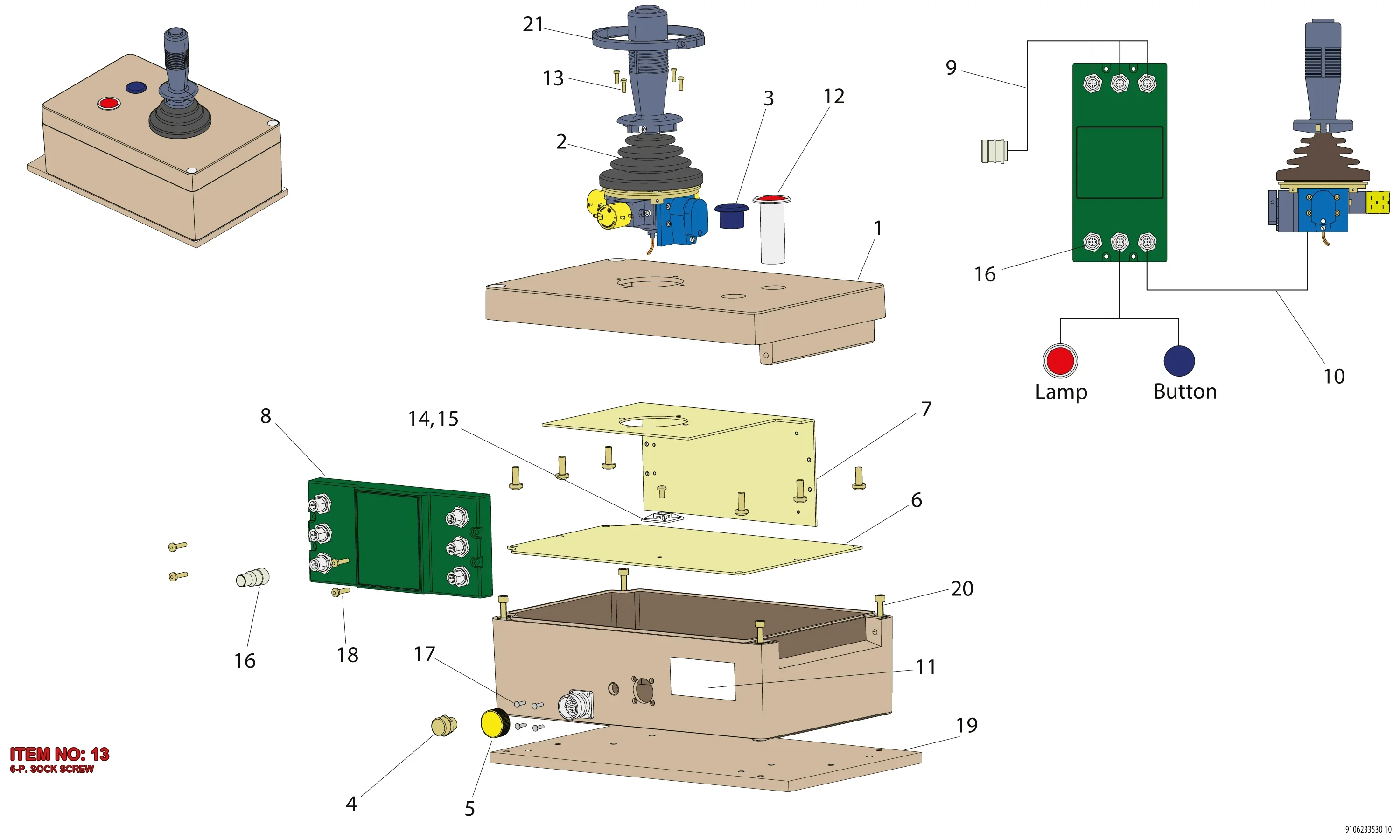 0217 1100 52 6-P. SOCK SCREW - Technical Drawing