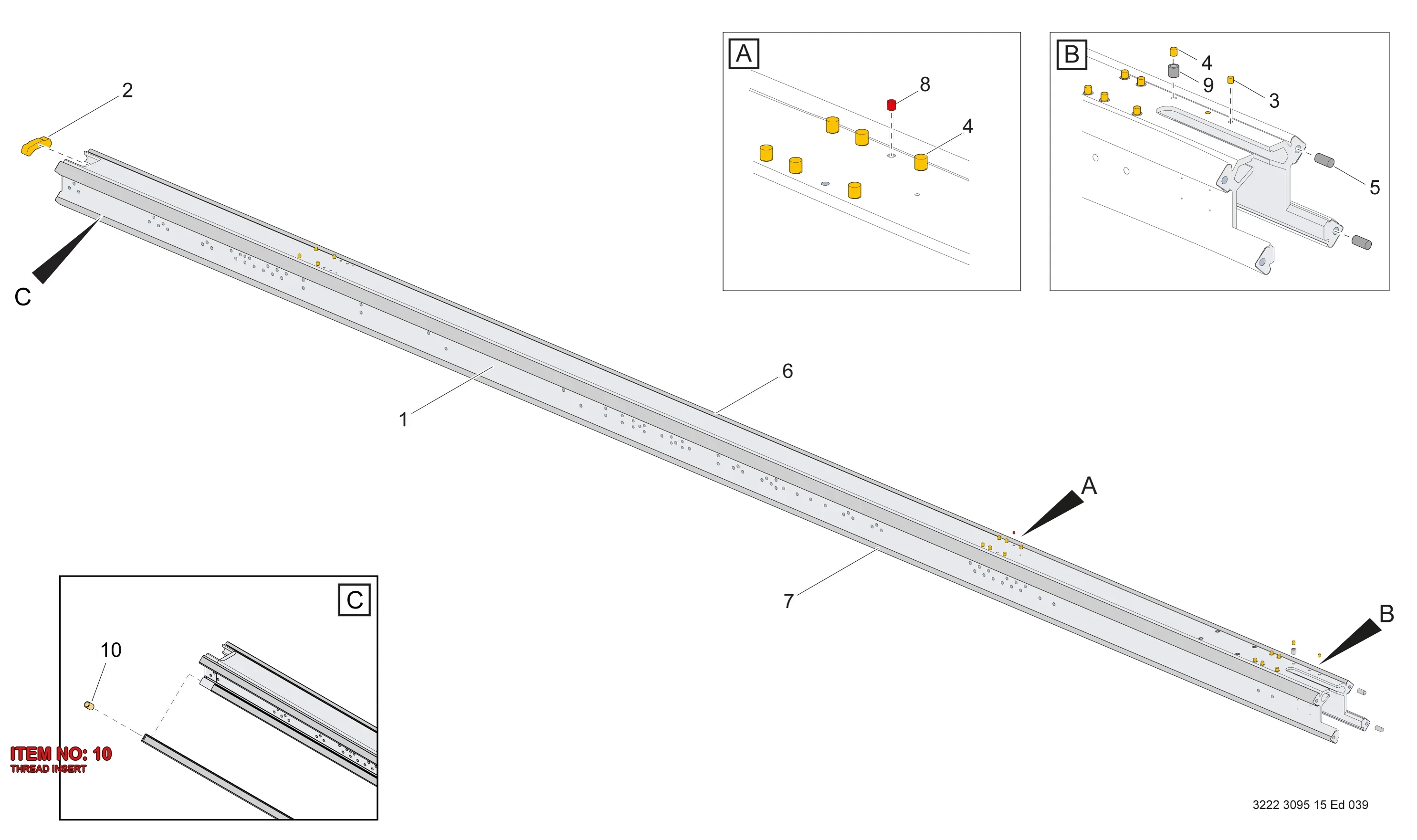0259 0022 01 THREAD INSERT - Technical Drawing