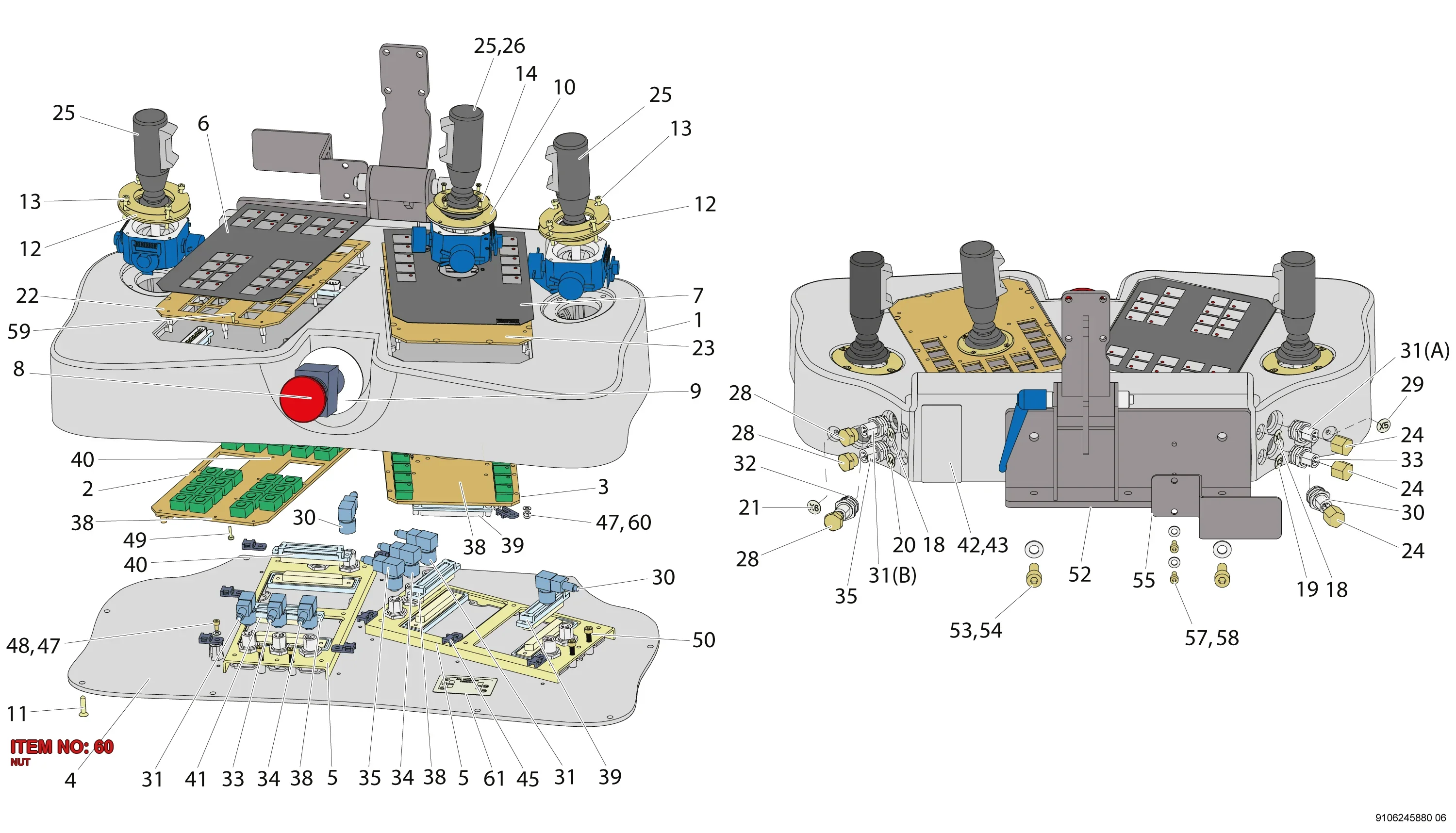 0261 2104 00 NUT - Technical Drawing