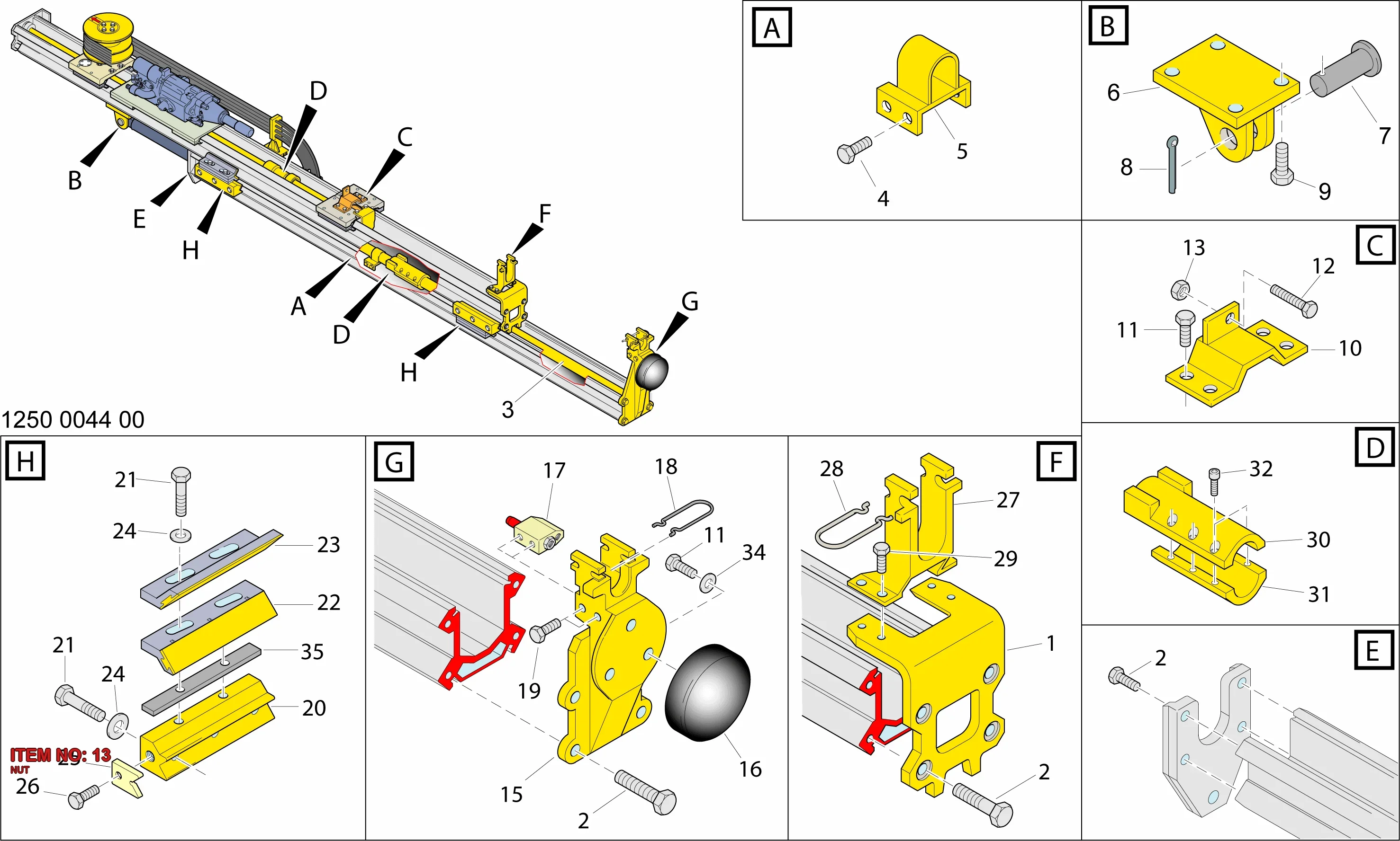 0266 2112 00 – – NUT - Technical Drawing