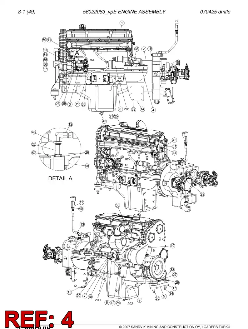 02715990 027 159 90 Bracket - Sandvik Technical Drawing