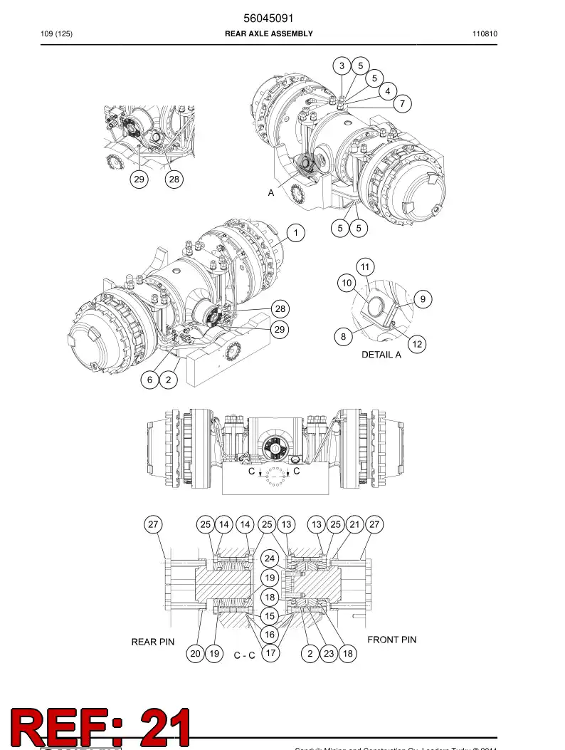 02724090 027 240 90 Clevis pin - Sandvik Technical Drawing