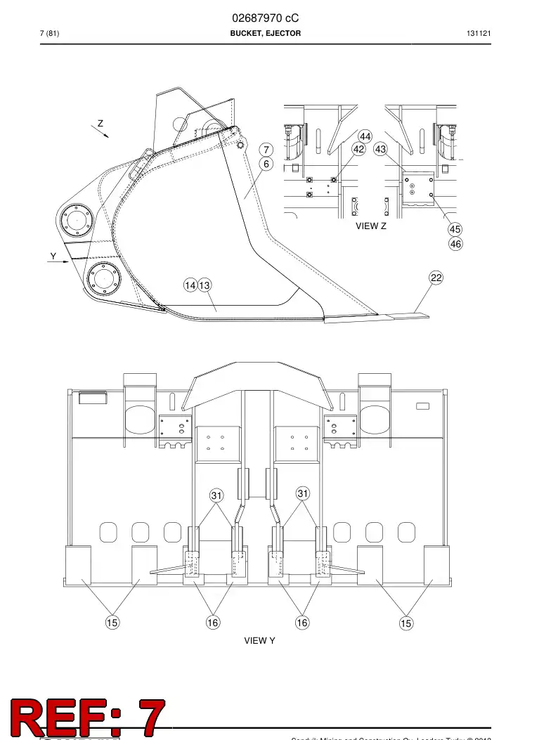 02726760 027 267 60 Plate - Sandvik Technical Drawing