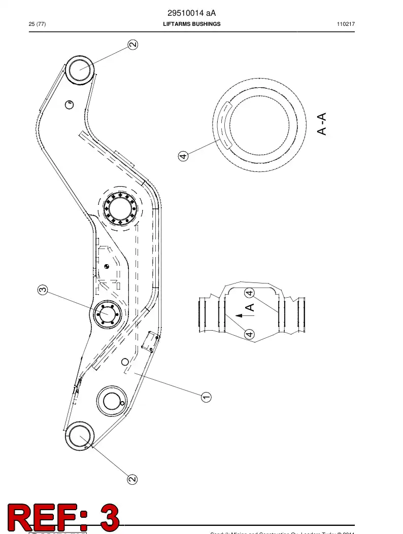 02774690 027 746 90 Bushing - Sandvik Technical Drawing