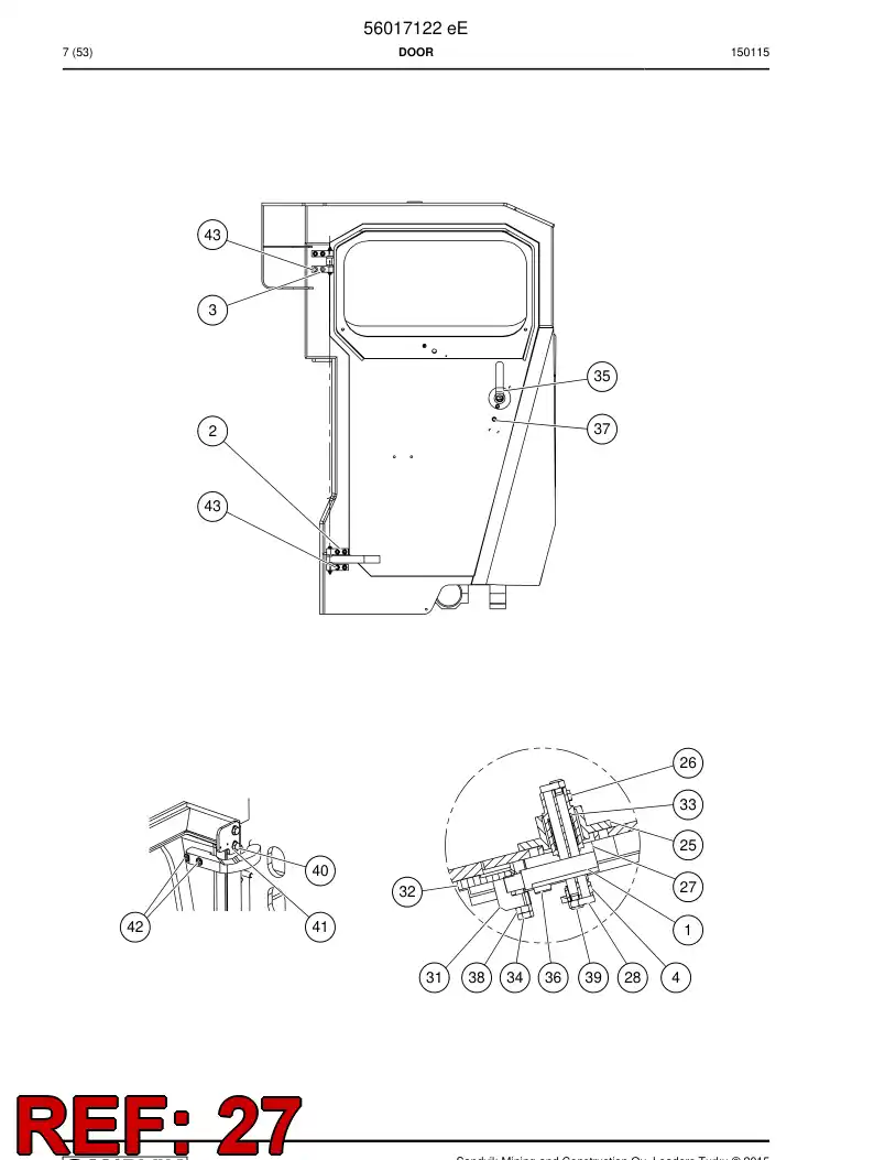 02792080 027 920 80 Spacer - Sandvik Technical Drawing