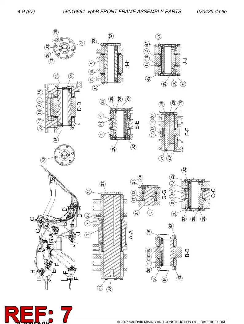 02792650 027 926 50 Ring - Sandvik Technical Drawing