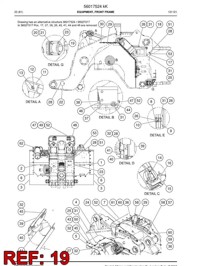 02800740 028 007 40 Damper - Sandvik Technical Drawing