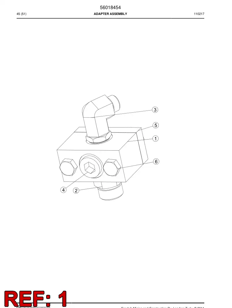 02802310 028 023 10 Connector - Sandvik Technical Drawing
