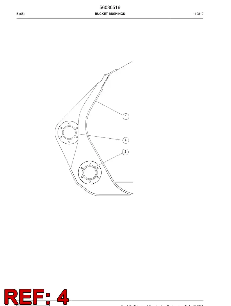 02802890 028 028 90 Bushing - Sandvik Technical Drawing