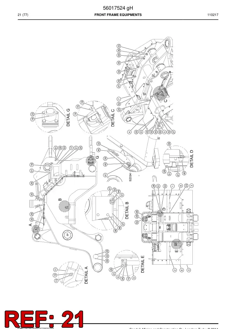 02804490 028 044 90 Plate, Mounting - Sandvik Technical Drawing