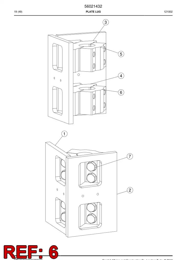 02807350 028 073 50 Cover - Sandvik Technical Drawing