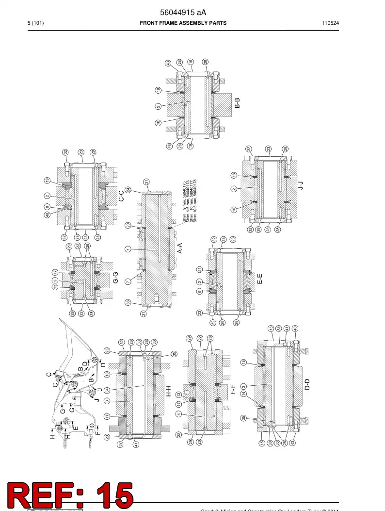 02807600 028 076 00 Guard - Sandvik Technical Drawing
