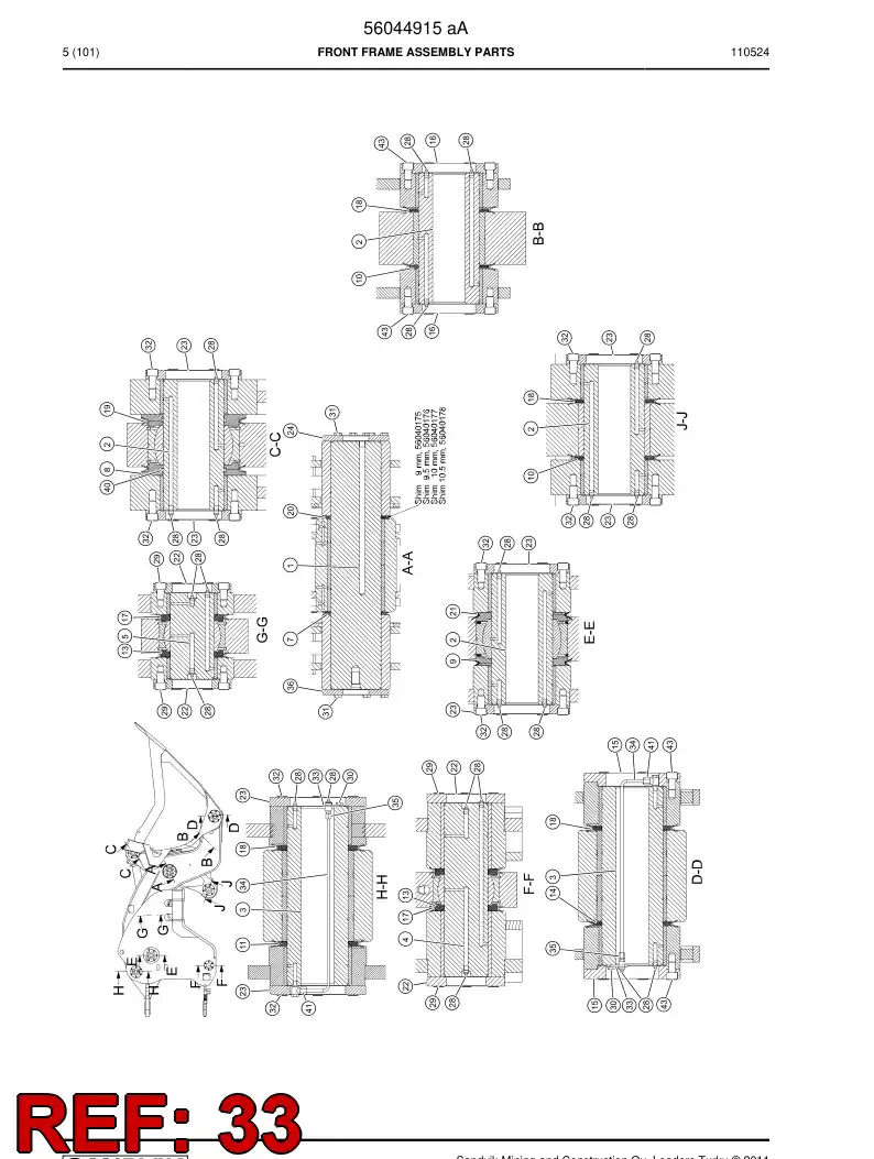 02807640 028 076 40 Supporting block - Sandvik Technical Drawing