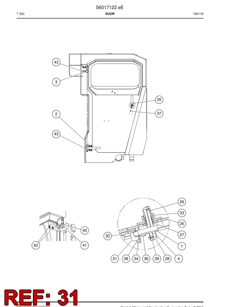 02830240 028 302 40 Welding assembly - Sandvik Technical Drawing