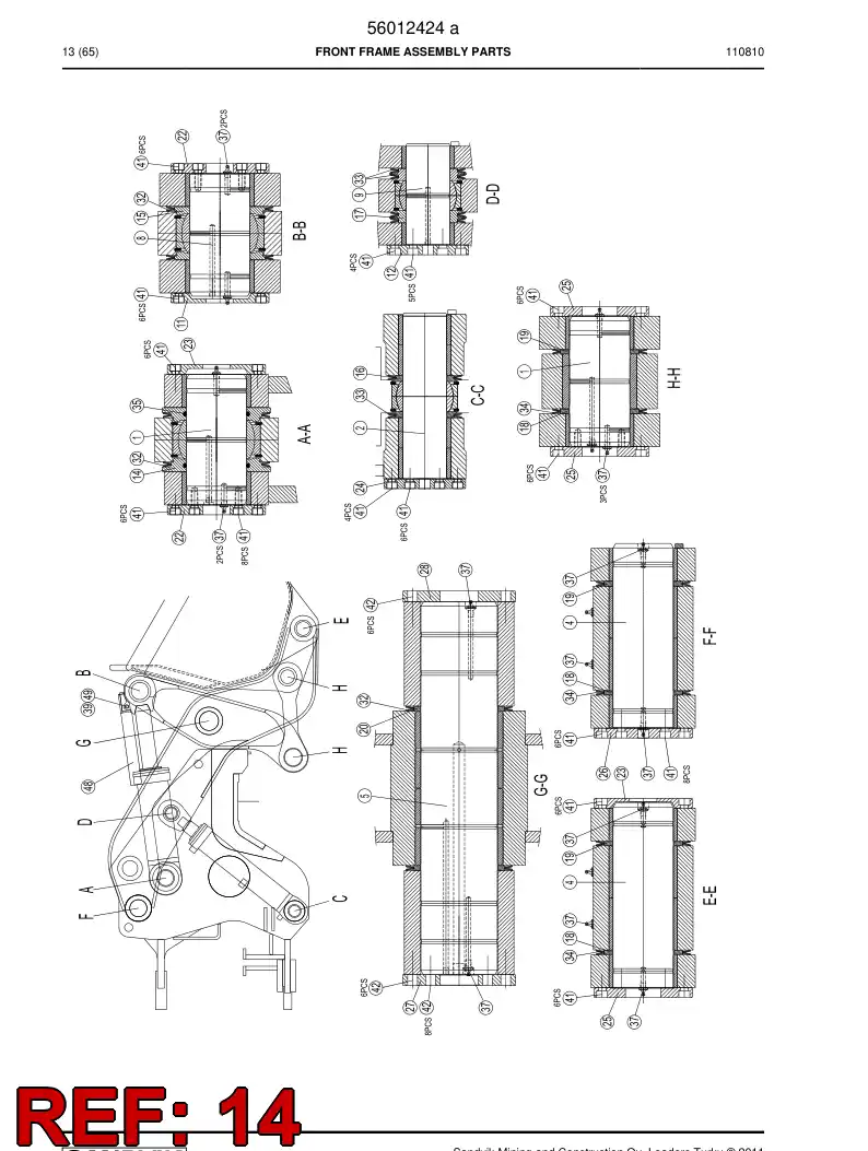 02835290 028 352 90 Spacer ring - Sandvik Technical Drawing