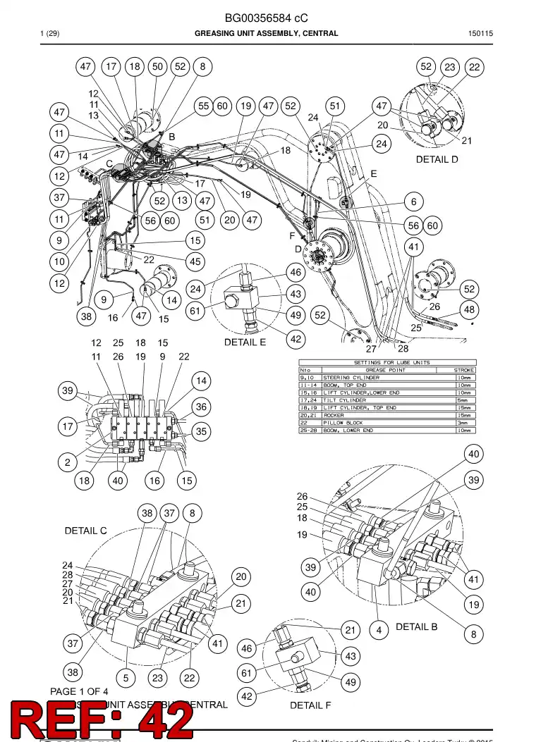 02839370 028 393 70 Hydraulic hose - Sandvik Technical Drawing