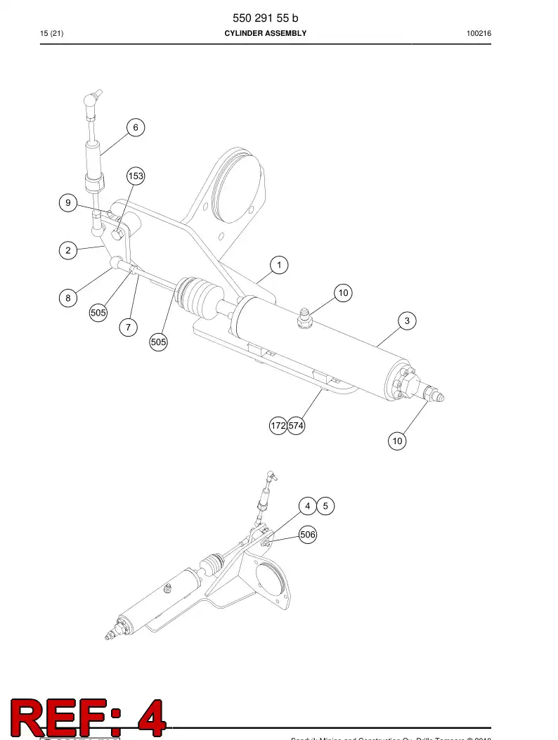 02850100 028 501 00 Plate - Sandvik Technical Drawing