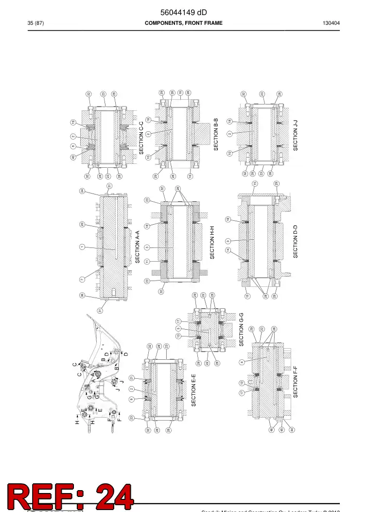 02942380 029 423 80 Flange - Sandvik Technical Drawing